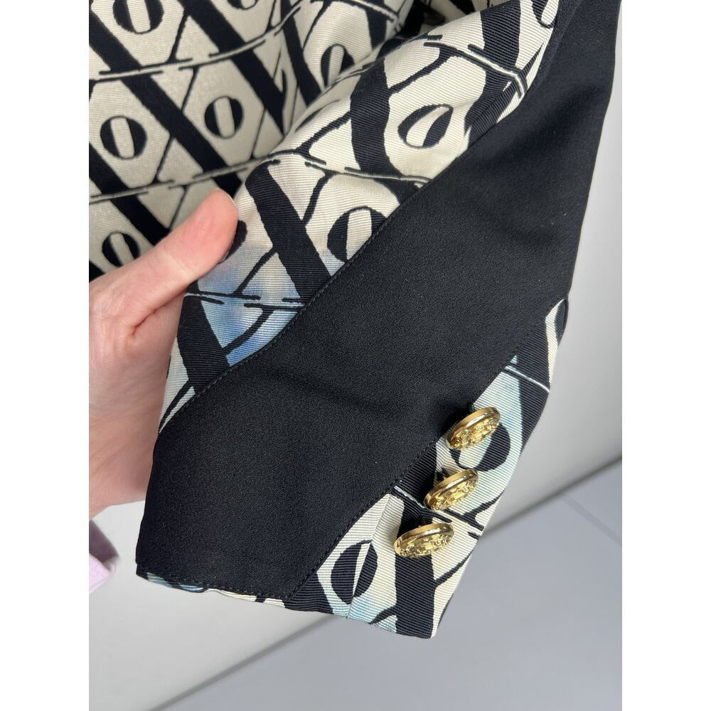 Vintage Abstract Moschino Cheap and Chic XO Love Jacket Women’s Size 10 READ - Picture 13 of 16